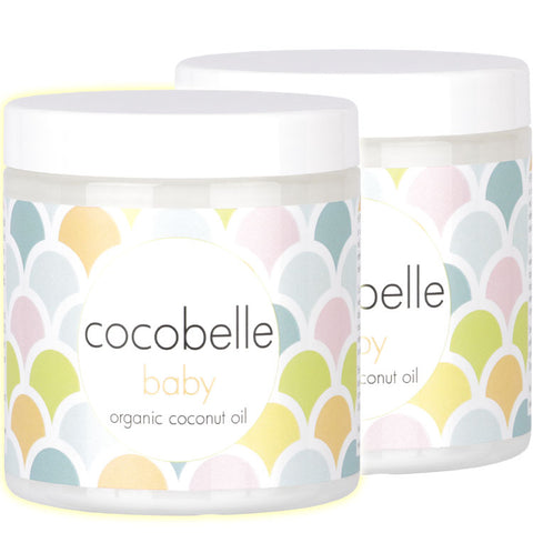 2x Cocobelle Baby Premium Organic Coconut Oil