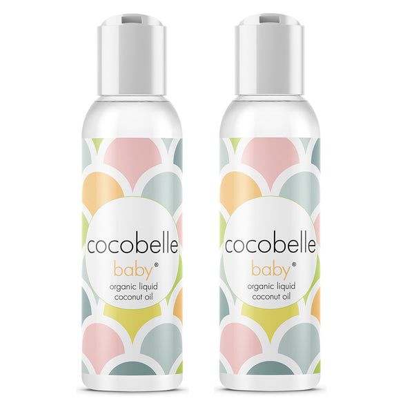 2x Cocobelle Baby Premium Organic Liquid Coconut Oil